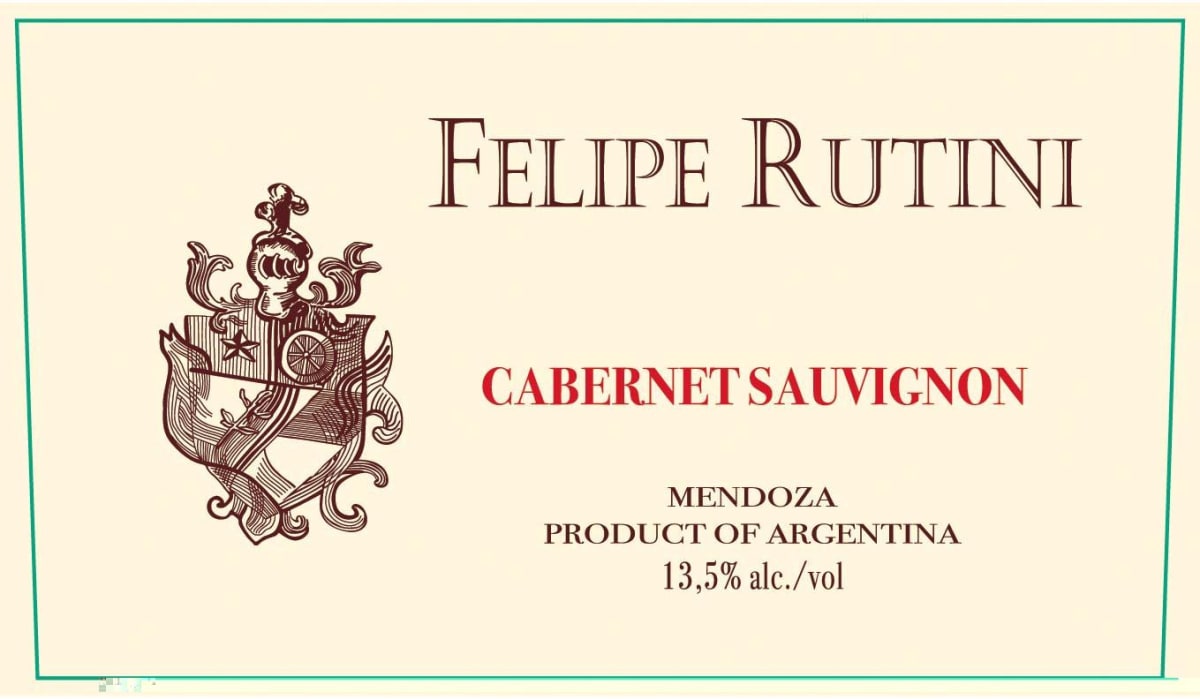 Rutini Cabernet Sauvignon 2006 Front Label