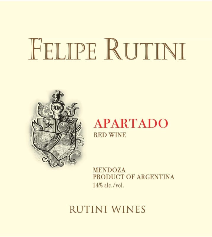 Rutini Apartado 2008 Front Label