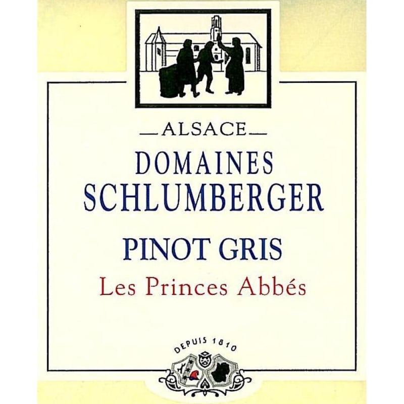 Domaines Schlumberger Les Princes Abbes Pinot Gris 2013 Front Label