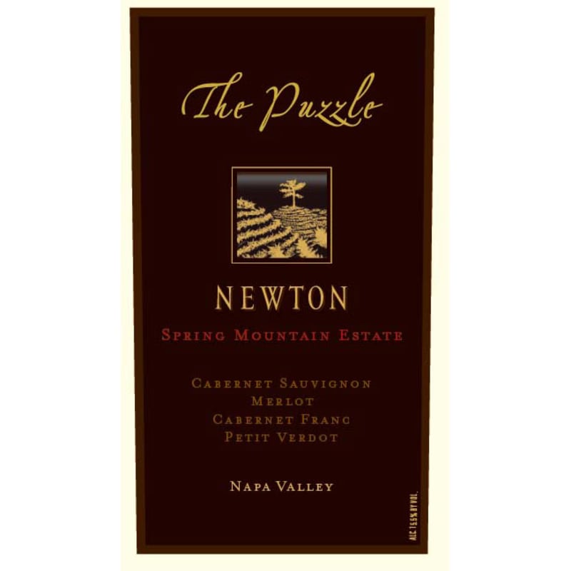 Newton The Puzzle 2010 Front Label