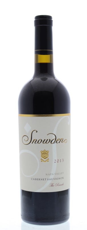 Snowden The Ranch Cabernet Sauvignon 2013 Front Bottle Shot