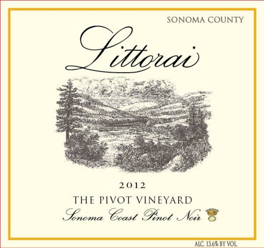 Littorai The Pivot Vineyard Pinot Noir 2012 Front Label