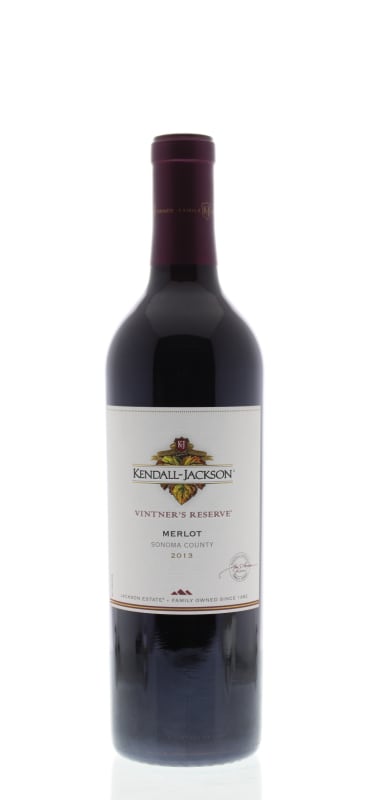 Kendall-Jackson Vintner's Reserve Merlot 2013 Front Bottle Shot