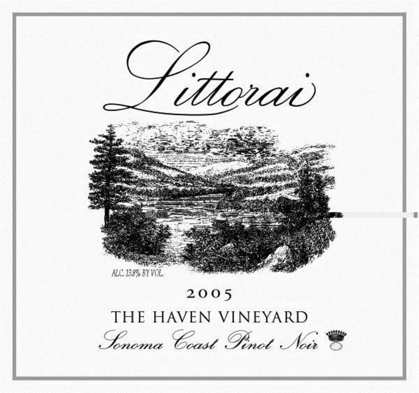 Littorai The Haven Vineyard Pinot Noir 2005 Front Label