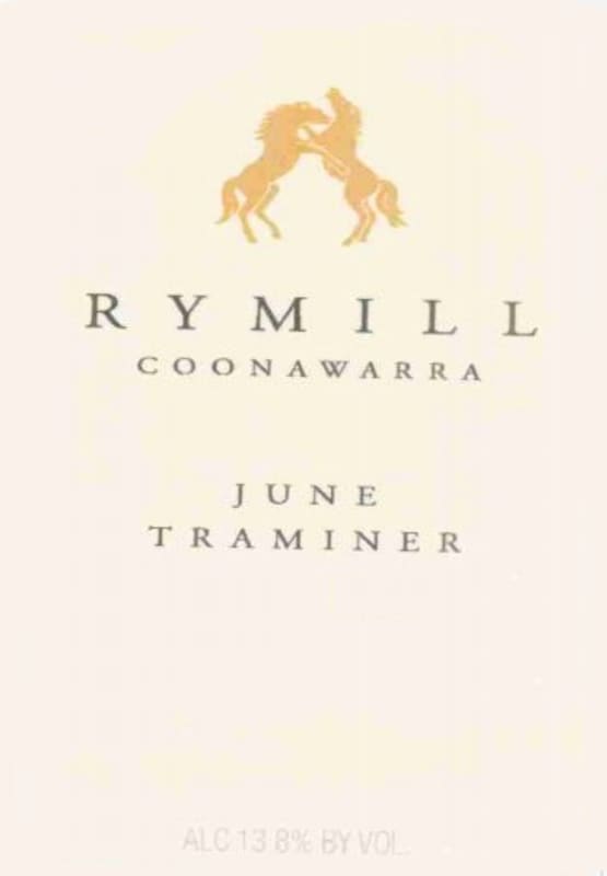 Rymill June Traminer 2008 Front Label