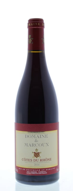 Domaine de Marcoux Cotes-du-Rhone 2014 Front Bottle Shot