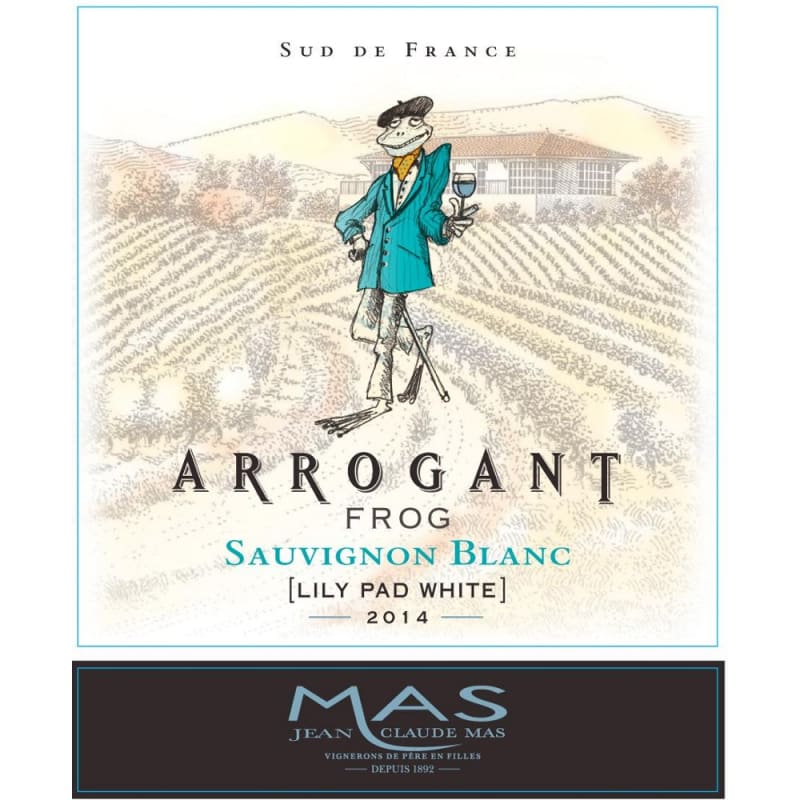 Arrogant Frog Lily Pad Sauvignon Blanc 2014 Front Label