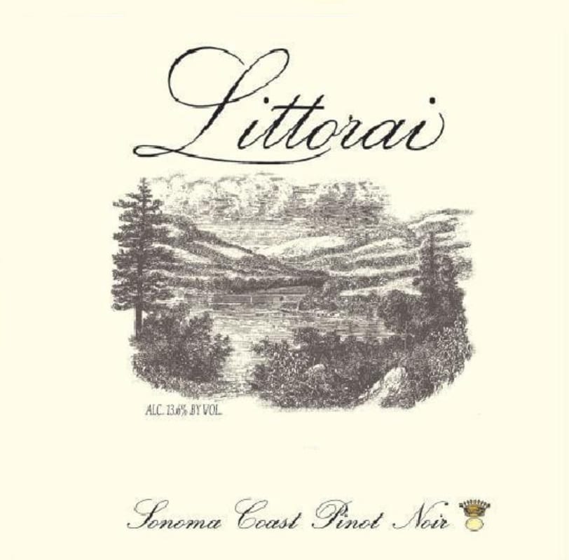 Littorai Sonoma Coast Pinot Noir 2012 Front Label