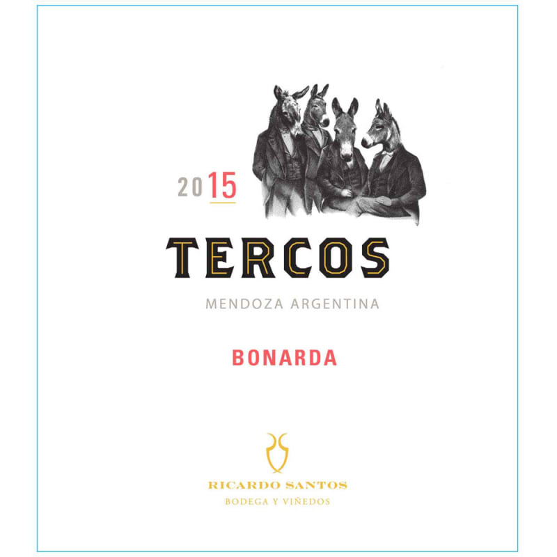 Tercos Bonarda 2015 Front Label