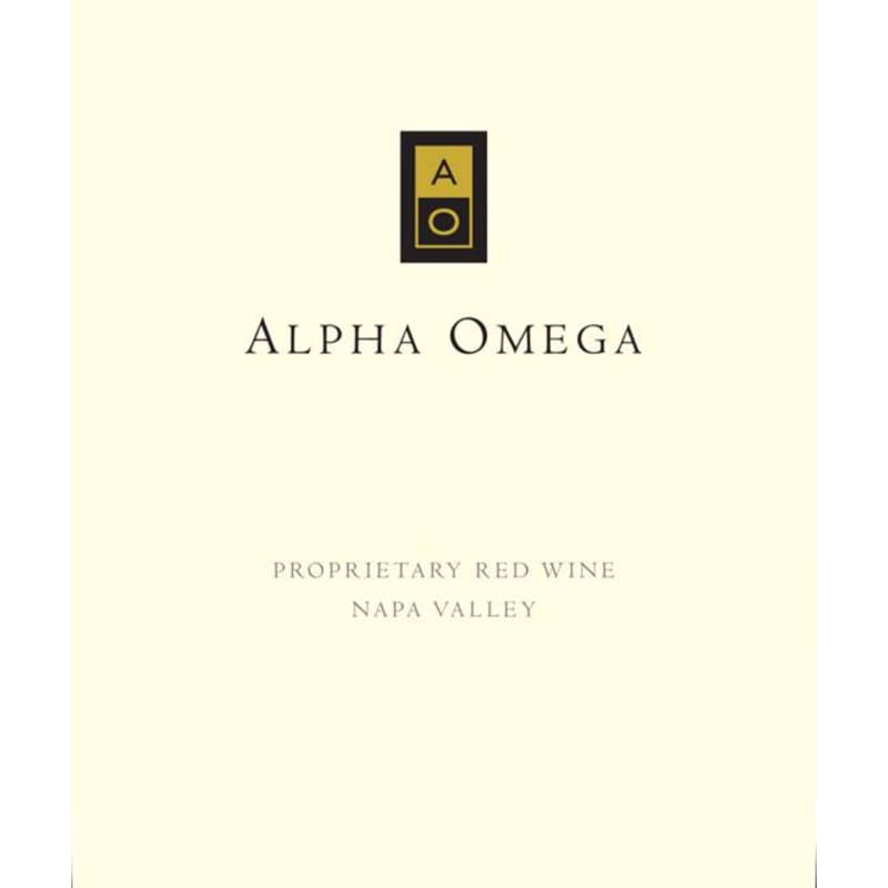 Alpha Omega Proprietary Red 2003 Front Label