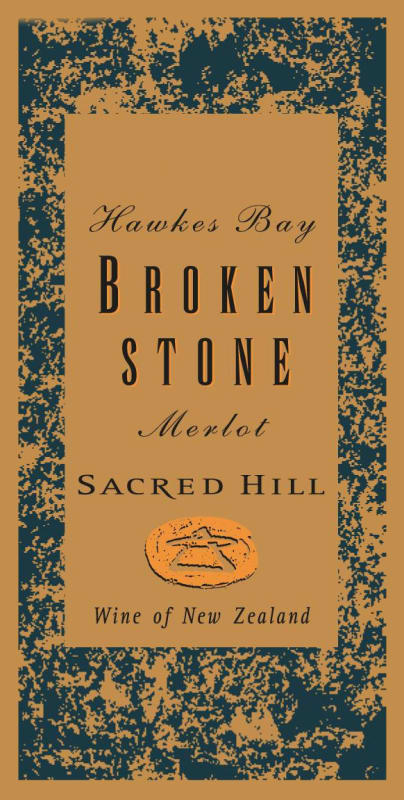 Sacred Hill Brokenstone 2013 Front Label