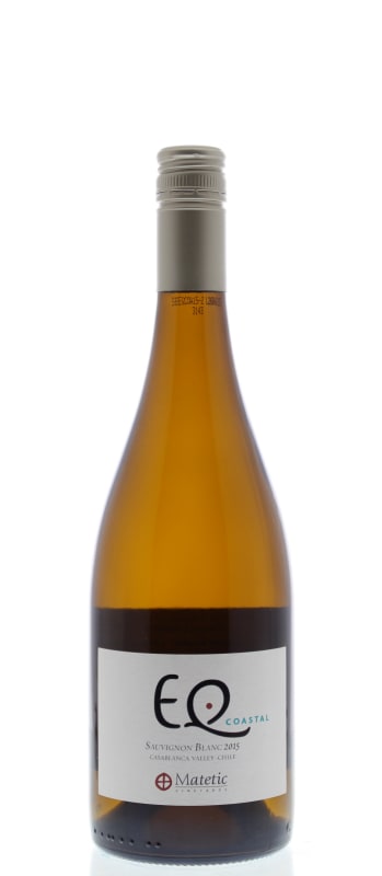 Matetic EQ Coastal Sauvignon Blanc 2015 Front Bottle Shot