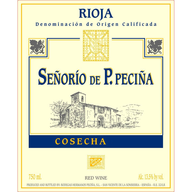 Hermanos Pecina Senorio Cosecha 2014 Front Label