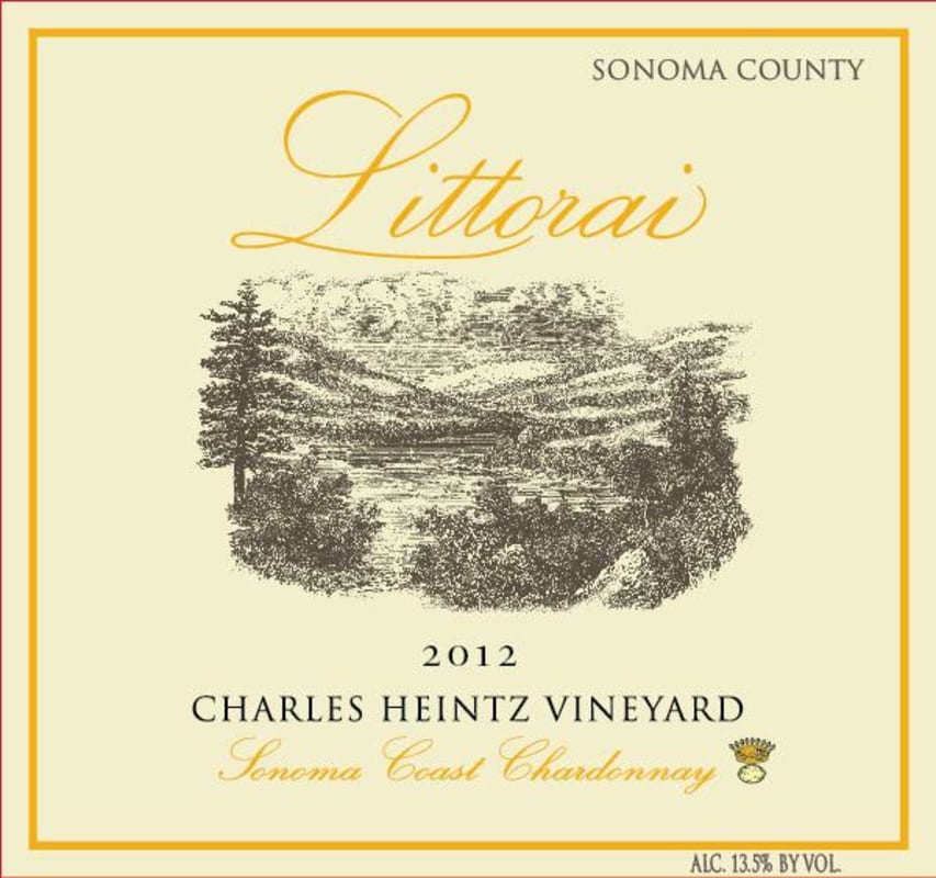 Littorai Charles Heintz Vineyard Chardonnay 2012 Front Label