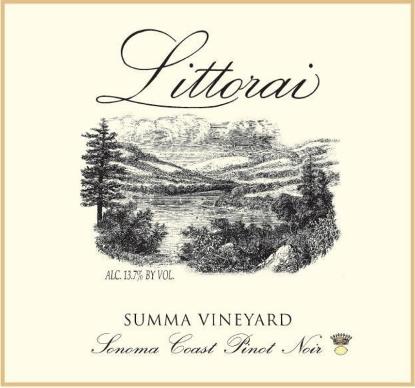 Littorai Summa Vineyard Pinot Noir 2008 Front Label