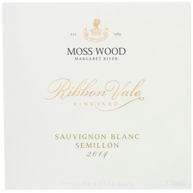 Moss Wood Ribbon Vale Semillon Sauvignon Blanc 2014 Front Label