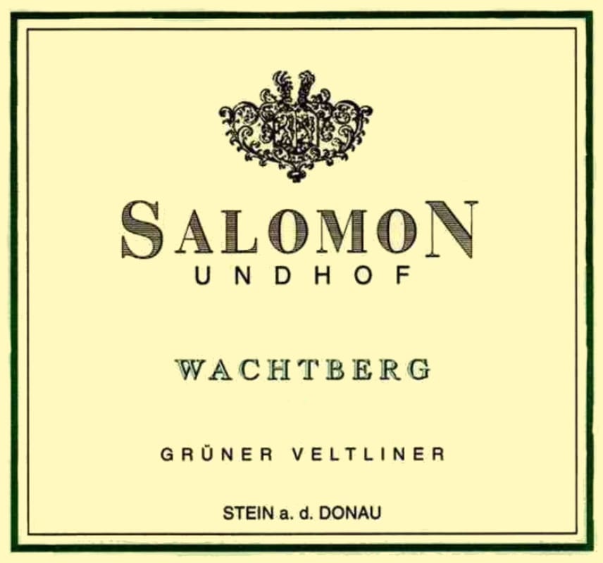Salomon Undhof Wachtberg Gruner Veltliner 2010 Front Label