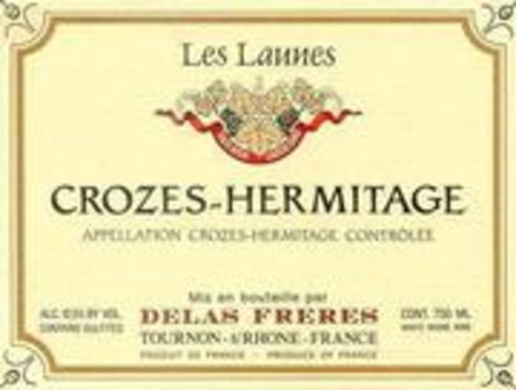 Delas Les Launes Crozes Hermitage Rouge 1997 Front Label