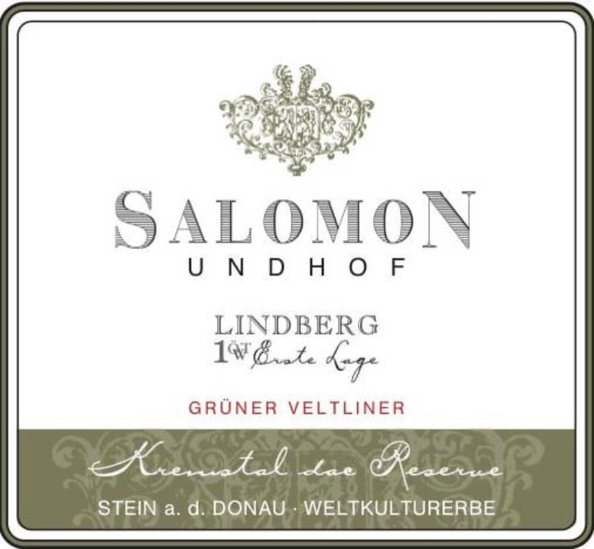 Salomon Undhof Lindberg Reserve Gruner Veltliner 2012 Front Label