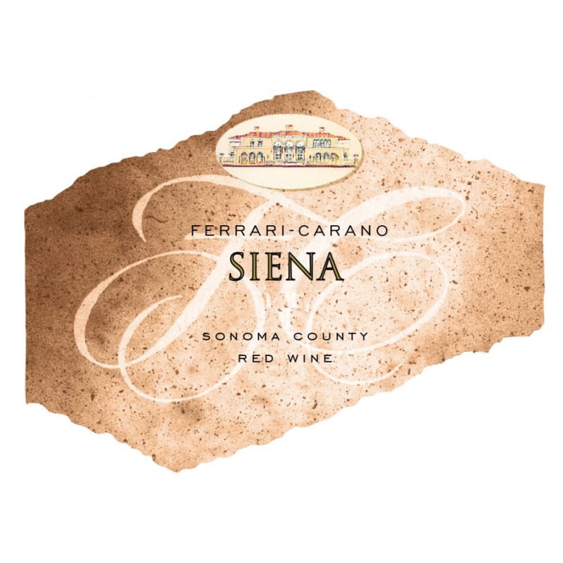 Ferrari-Carano Siena 1993 Front Label