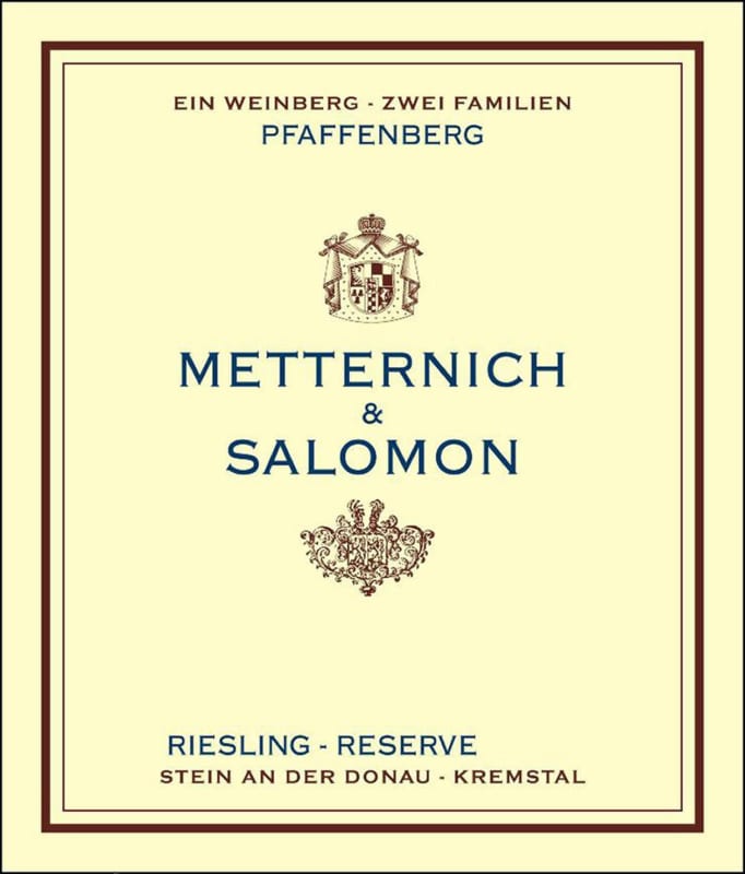 Salomon Undhof Pfaffenberg Reserve Riesling 2009 Front Label