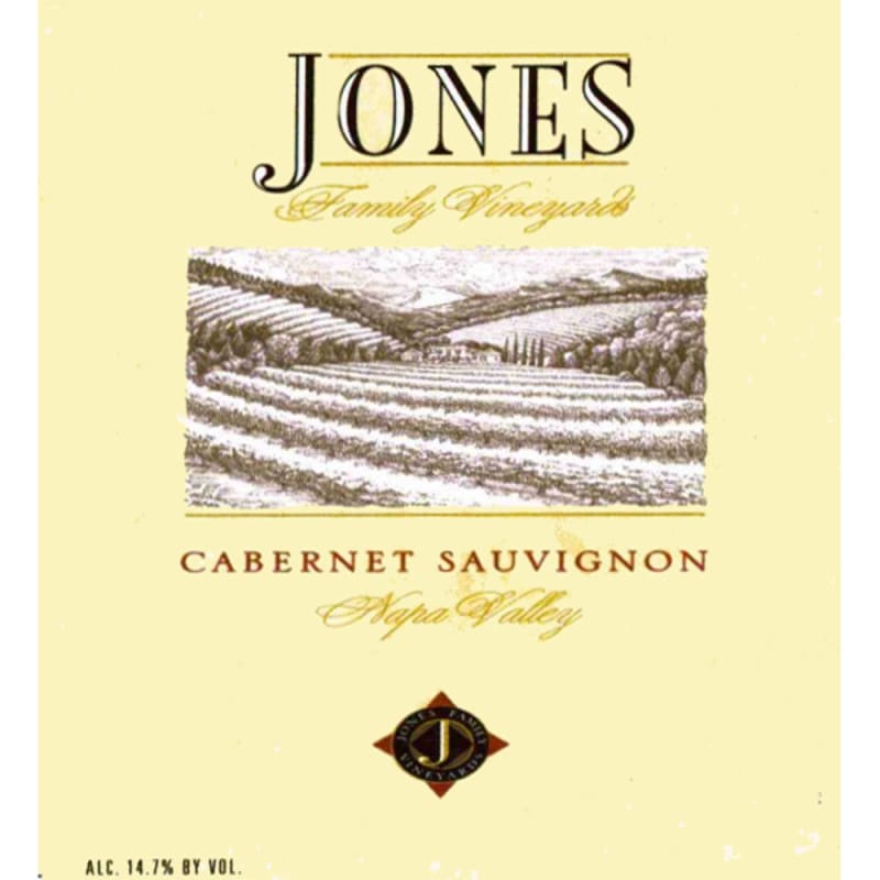 Jones Family Vineyards Cabernet Sauvignon 2006 Front Label