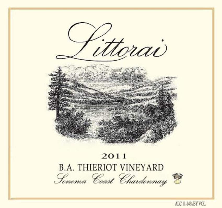 Littorai B. A. Thieriot Vineyard Chardonnay 2011 Front Label