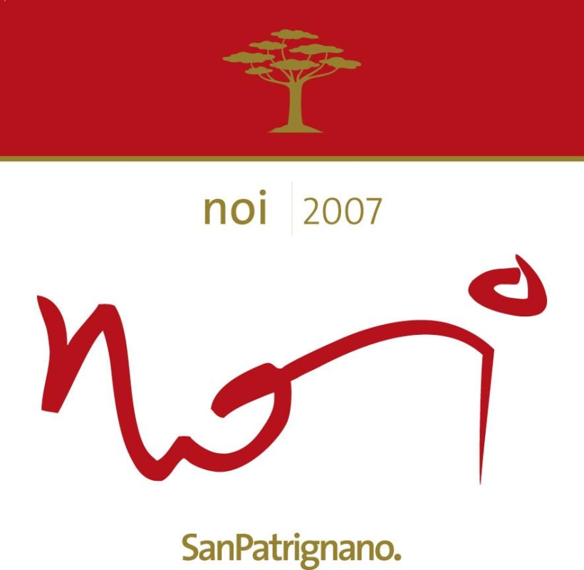San Patrignano Colli di Rimini Noi Rosso 2007 Front Label