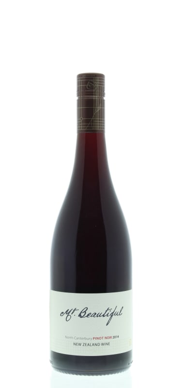 Mt. Beautiful Pinot Noir 2014 Front Bottle Shot