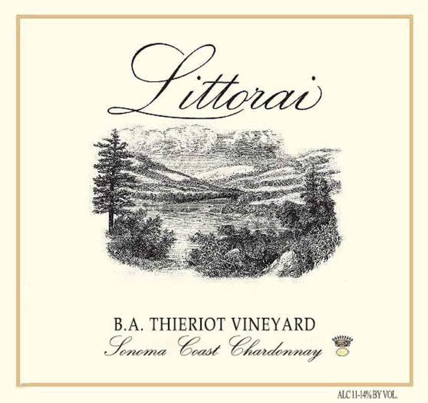 Littorai B. A. Thieriot Vineyard Chardonnay 2012 Front Label