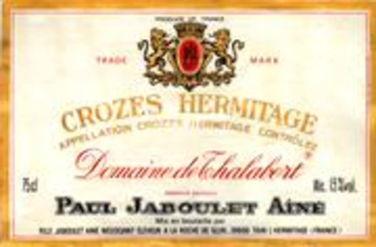 Jaboulet Crozes Hermitage Domaine de Thalabert 1996 Front Label