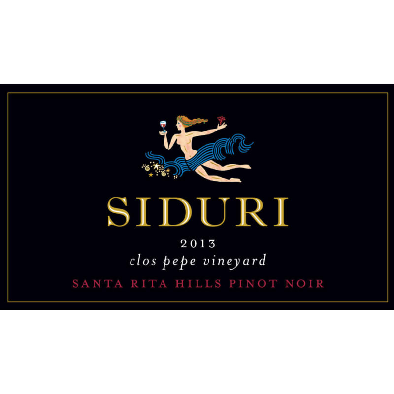 Siduri Clos Pepe Vineyard Pinot Noir 2013 Front Label