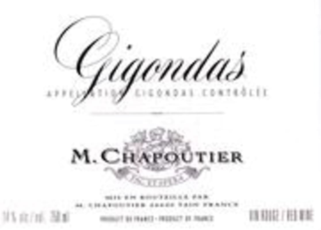 M. Chapoutier Gigondas 1997 Front Label