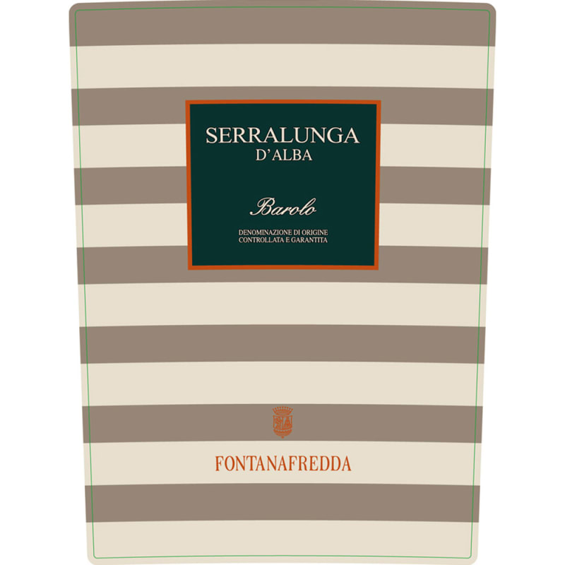 Fontanafredda Serralunga d'Alba Barolo 2011 Front Label