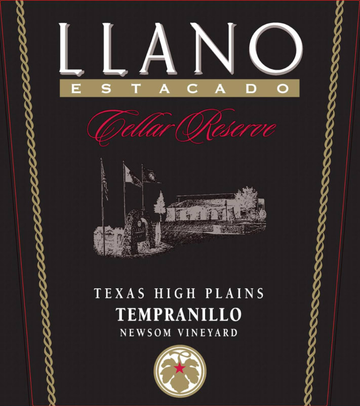 Llano Cellar Reserve Tempranillo 2011 Front Label