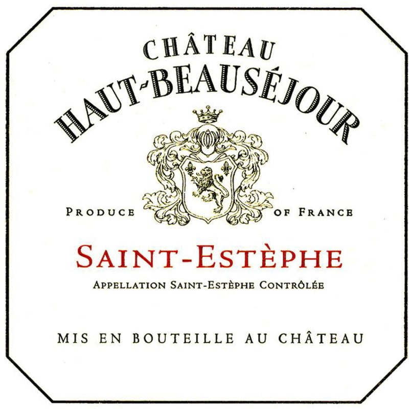 Chateau Haut-Beausejour 2011 Front Label
