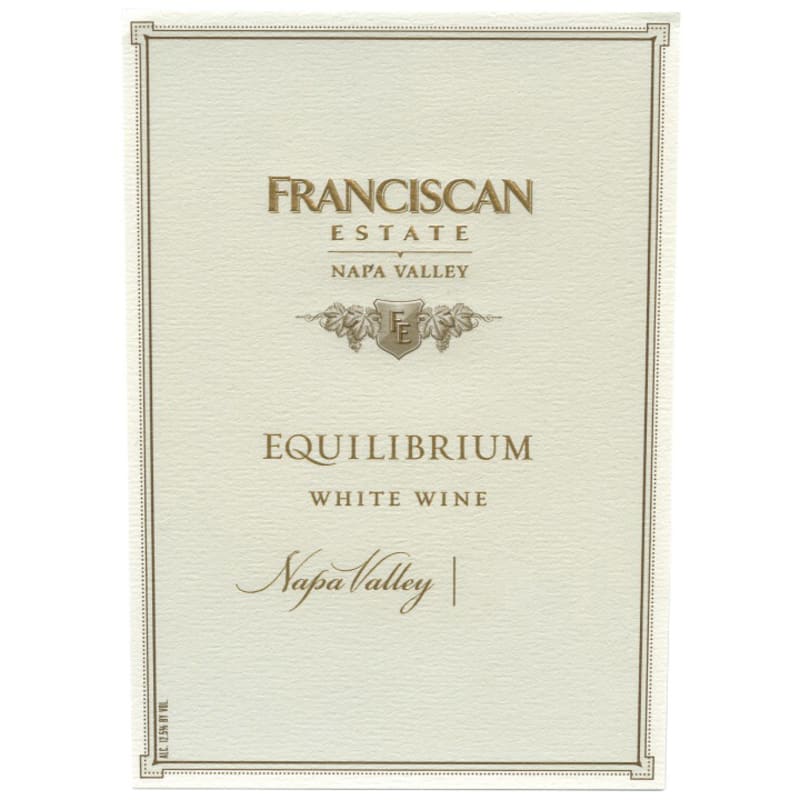 Franciscan Estate Equilibrium 2014 Front Label