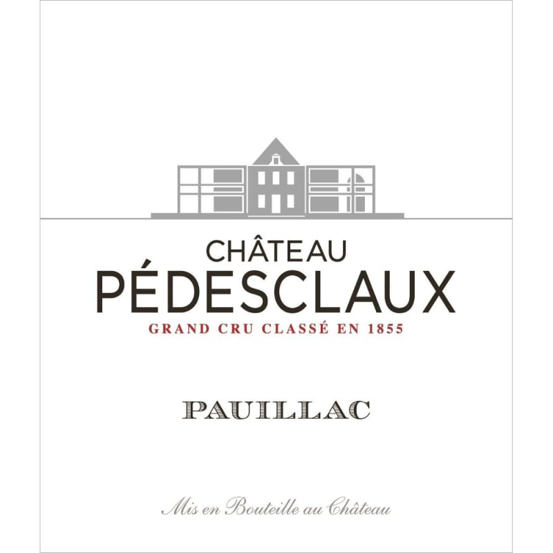 Chateau Pedesclaux 2015 Front Label
