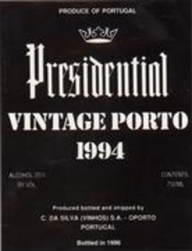 Presidential Vintage Port 1994 Front Label