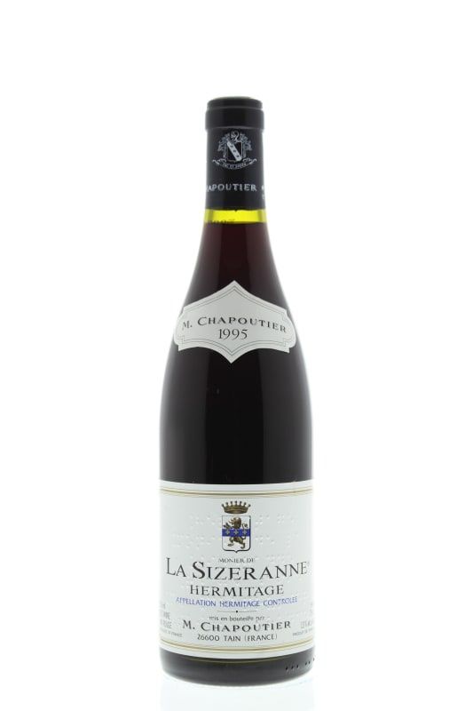 M. Chapoutier Hermitage Monier de la Sizeranne 1995 Front Bottle Shot