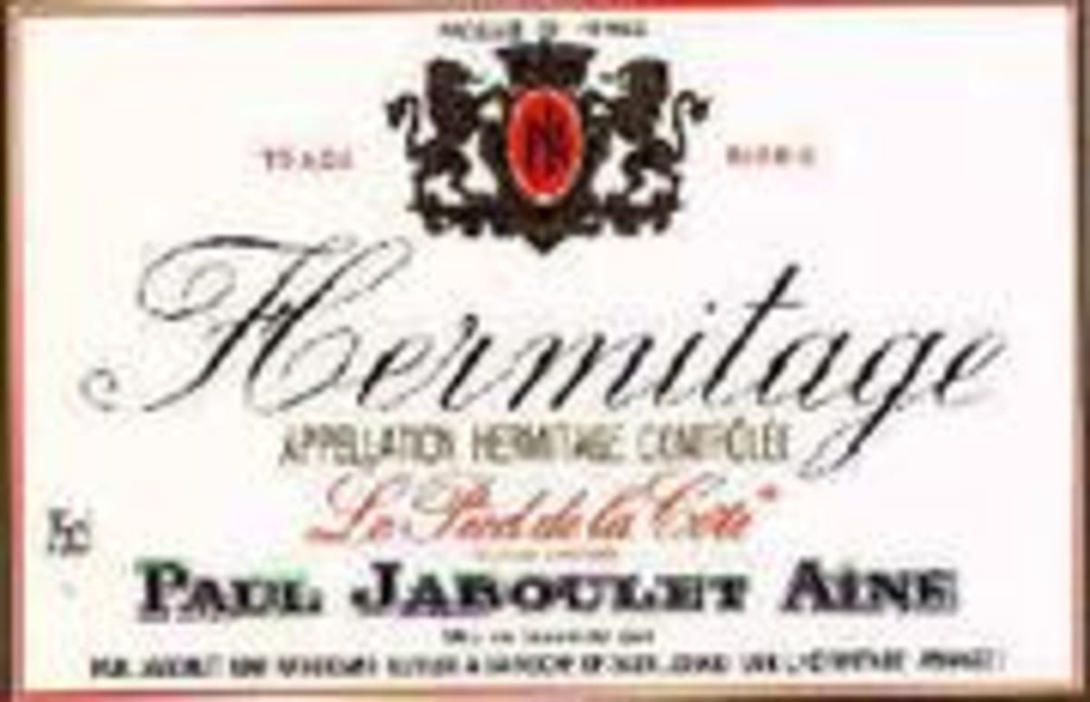 Jaboulet Pied de la Cote Hermitage 1997 Front Label