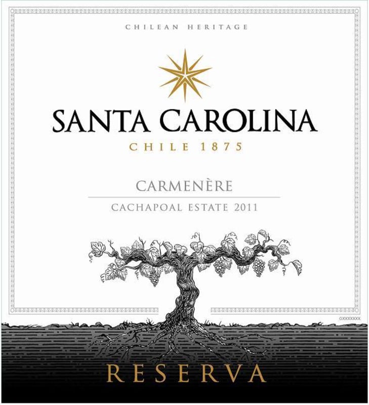 Santa Carolina Reserva Carmenere 2011 Front Label