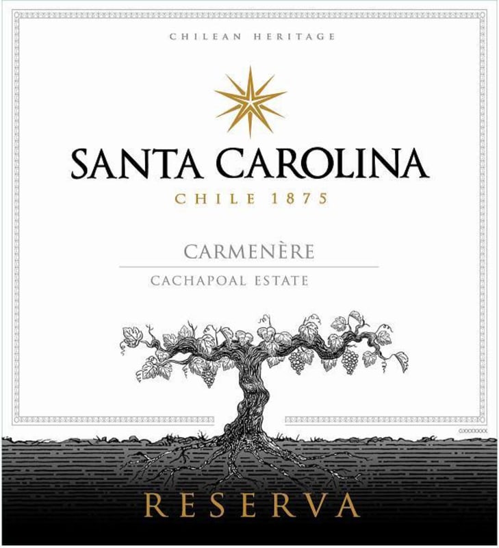 Santa Carolina Reserva Carmenere 2012 Front Label