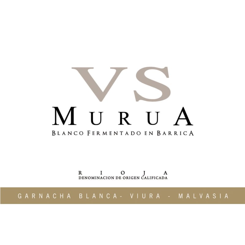 Bodegas Murua VS Blanc 2012 Front Label