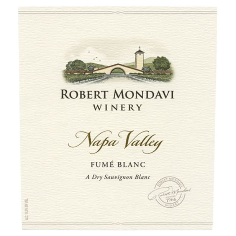 Robert Mondavi Napa Valley Fume Blanc 2014 Front Label