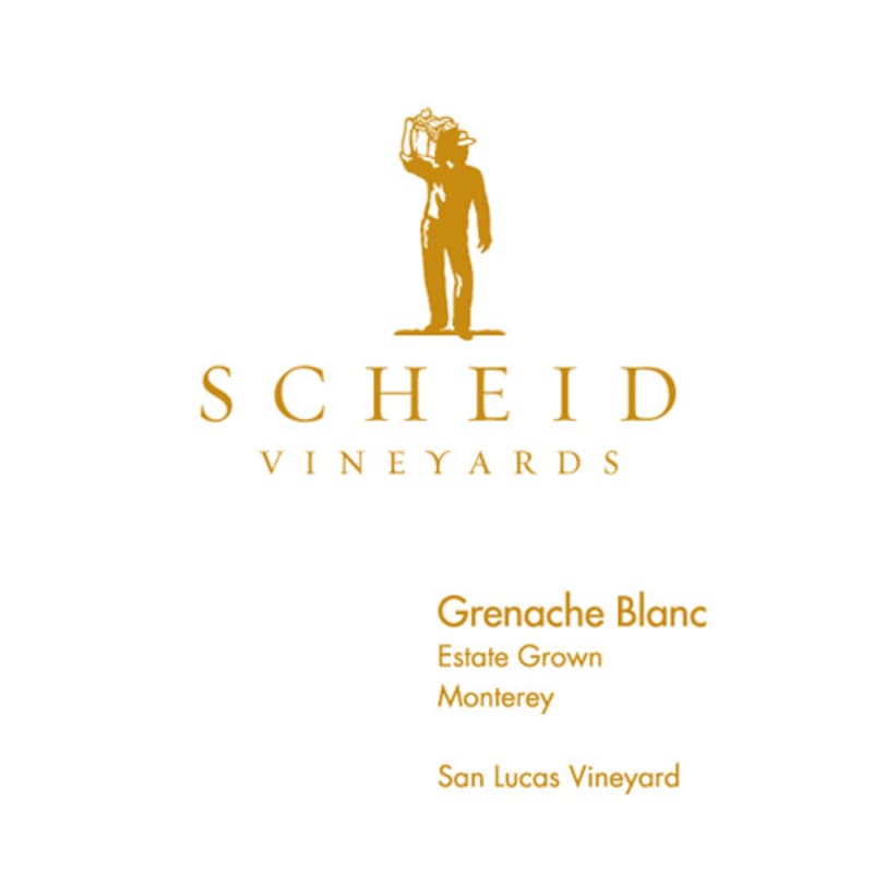 Scheid Vineyards Grenache Blanc 2013 Front Label