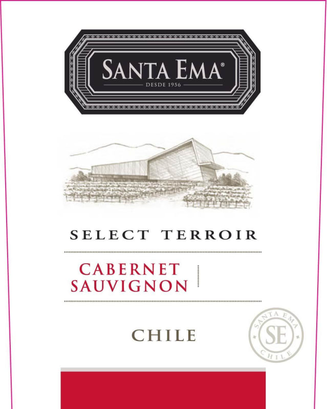 Santa Ema Select Terroir Cabernet Sauvignon 2015 Front Label