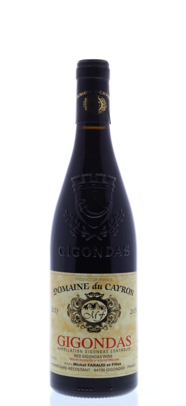 Domaine du Cayron Gigondas 2013 Front Bottle Shot