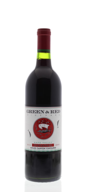 Green & Red Chiles Canyon Vineyards Zinfandel 2013 Front Bottle Shot