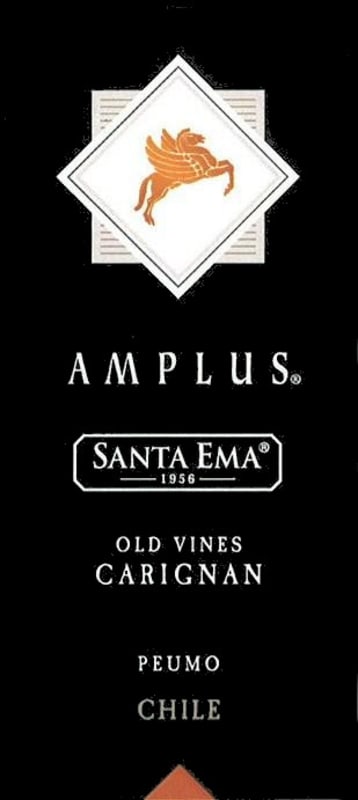 Santa Ema Amplus Old Vines Carignan 2007 Front Label
